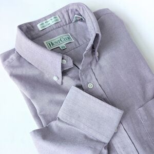 Hunt Club Men’s Light Lavender Button-Down Shirt